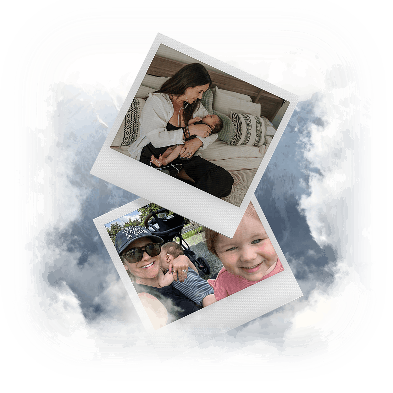 gianna polaroids in the clouds